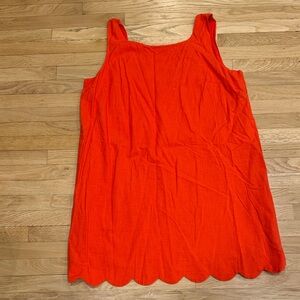 Kate Spade Orange Sleeveless Dress